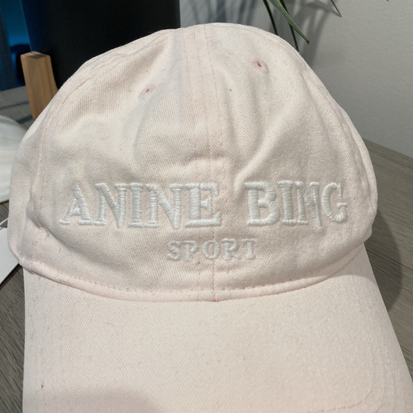 🌊BNWT Anine Bing Sport soft pink cap🌊 - Picture 2 of 5